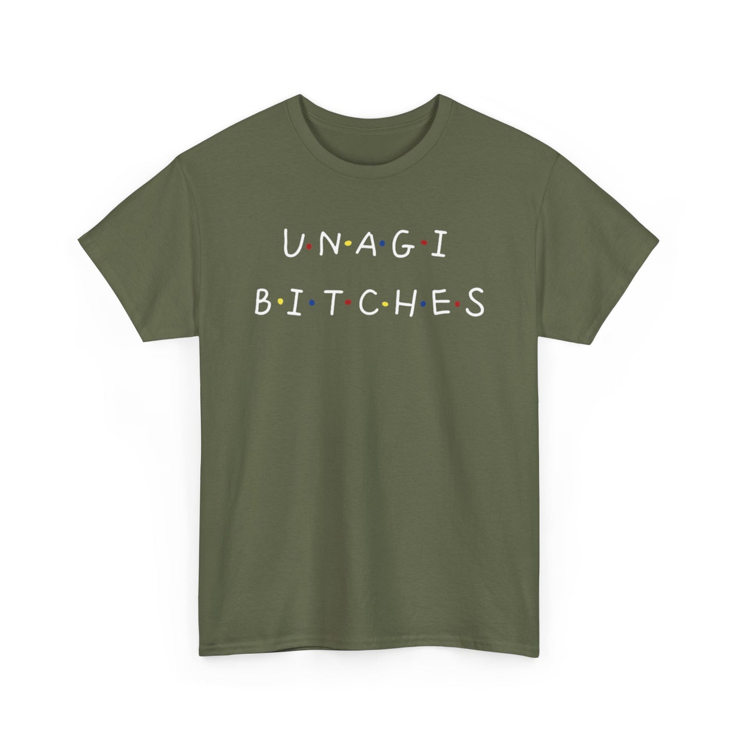 Unagi Bitches Graphic Tee — Funny Sushi-Inspired Quote T-Shirt