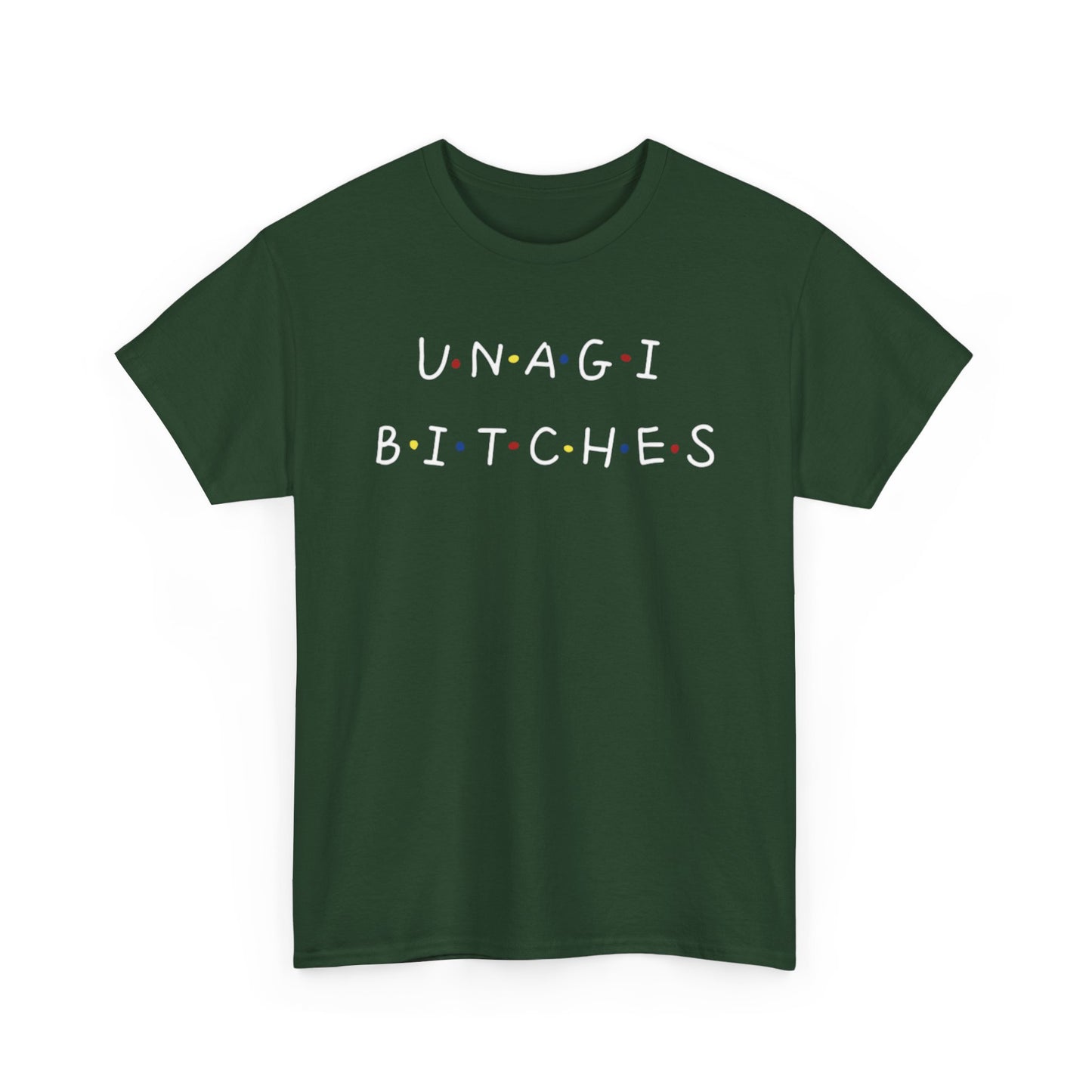 Unagi Bitches Graphic Tee — Funny Sushi-Inspired Quote T-Shirt