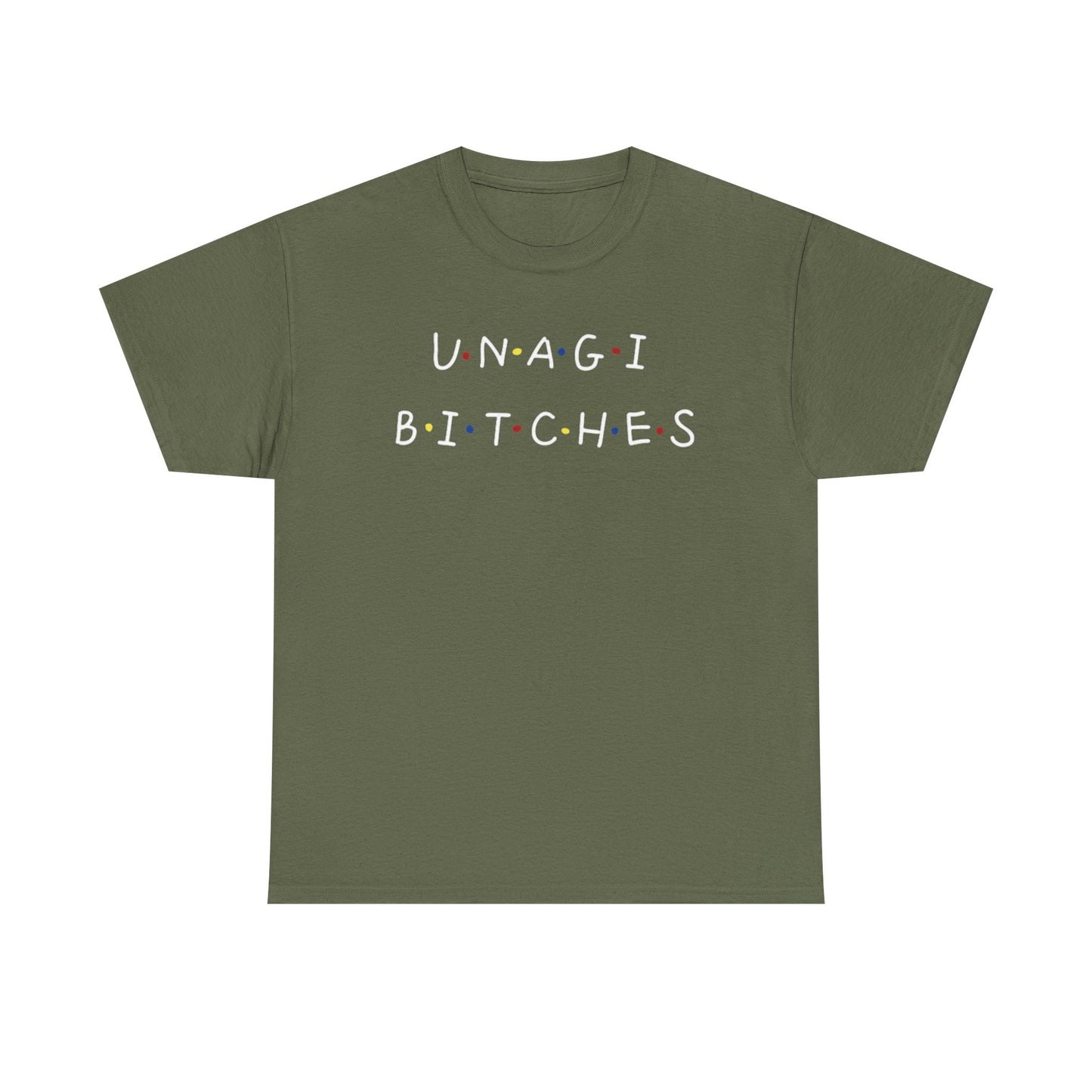 Unagi Bitches Graphic Tee — Funny Sushi-Inspired Quote T-Shirt