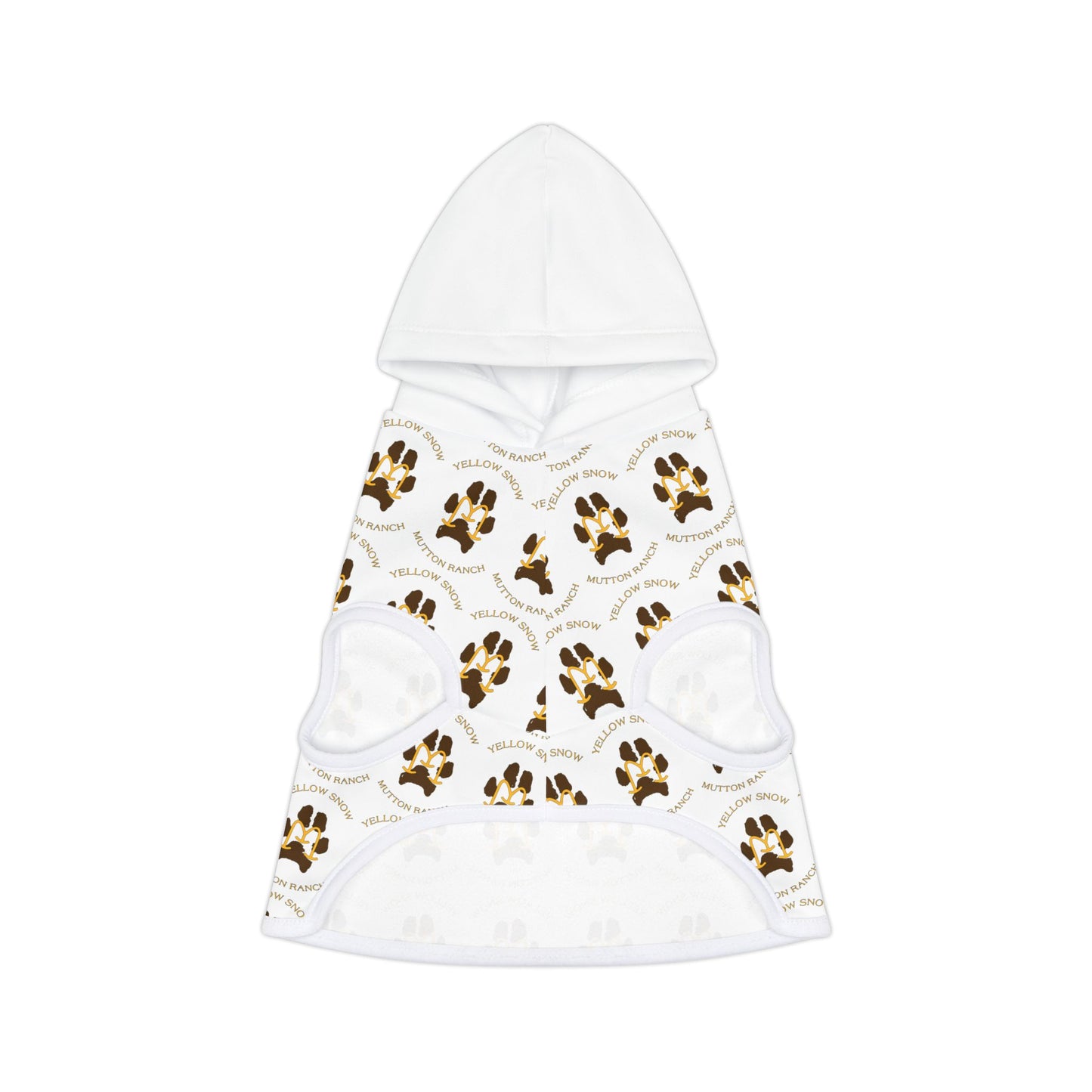 Yellow Snow Mutton Ranch Pet Hoodie, Stylish Dog Apparel, Cozy Pet Wear, Animal Lover Gift, Pet Fashion, Dog Costume for All Occasions